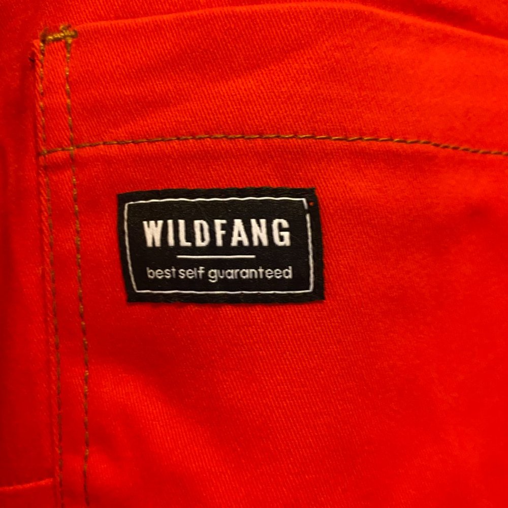 Wildfang Shorts Long sleeve Red Coverall Size L  - Romper, Limited edition color